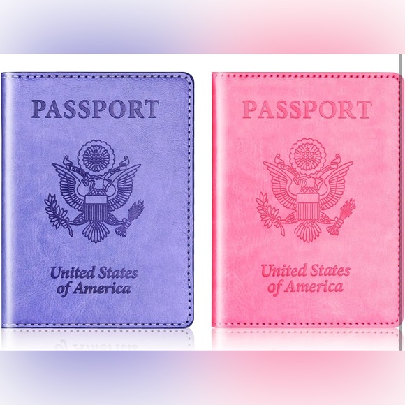 Pink & Purple Passport Holders -2 - Picture 3 of 3